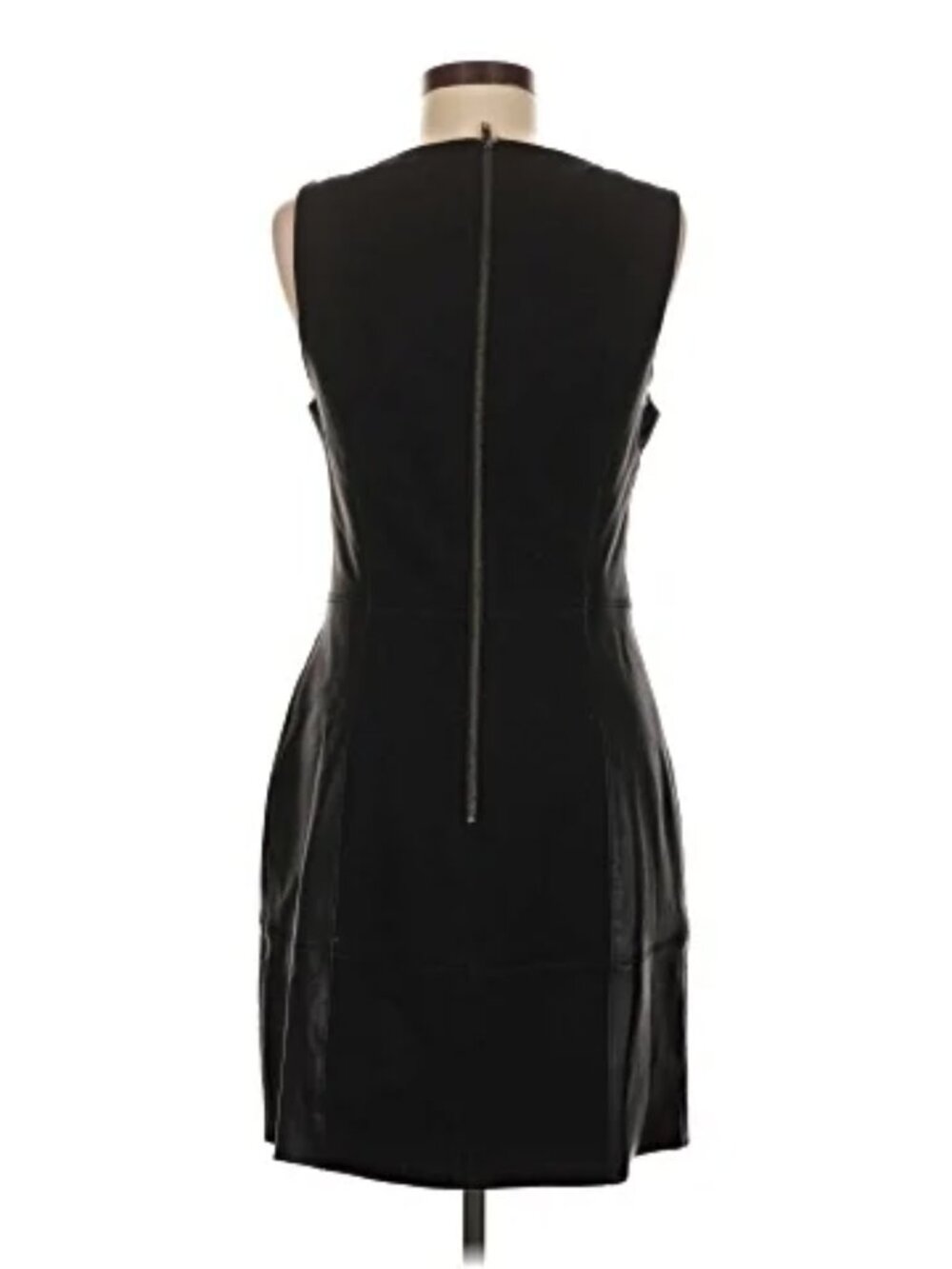 Walter Baker Black Leather Dress Size M - Picture 3 of 12